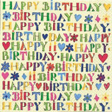 Happy Birthday Servietten