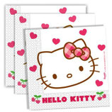 Hello Kitty Hearts Servietten