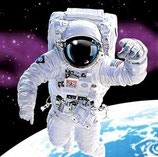 Weltall Astronaut Servietten klein