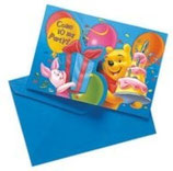 Winnie Pooh Geschenk Einladungskarten