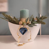 Adventsgesteck mint