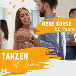 Anfängertanzkurs für Paare-Ehepaare - Dauer 8 Wochen - Preis für 1 Personen