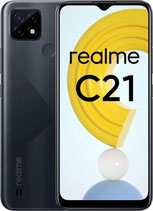 realme C21Y Smartphone , 6,5 Zoll Mini-drop-Fullscreen Android Handy, Starker Akku mit 5000 mAh, 13MP KI-Dreifach-Kamera, UNISOC T610-Prozessor, Dual Sim, 3+32GB, Cross Black