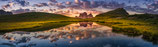 Panorama Wandbild - Cloudscape_Lago delle Baste