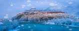 Panorama Wandbild - Festung Kufstein im Winterkleid