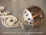Edelstein-Charm-Anhänger
