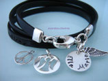 Wickelarmband mit Wunschtext