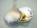 Medaillon "ewig dein..."
