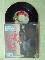 Klaus Lage, Fang neu an / deutsch