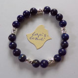 Edelsteinarmband - Lapislazuli mit Charms