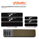 Flatee Wechselschild-Set für Schweizer Kontrollschilder (11x50cm)