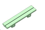 2軸車下回り＜左右別＞ 3D PRINT製車輪別
