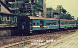 35BK32300荷物合造車＋35SP3400平快車(ウインドシルヘッダー付）車体キット2両16番HO