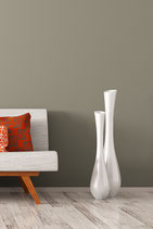 Bodenvase weiss