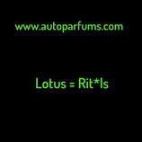 Lotus = Rit*ls Navulling voor je autoparfum hanger