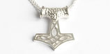 Anhänger Thors Hammer aus 950 Platin