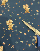 sarouels en softshell oursons fond bleu foncé taille 86