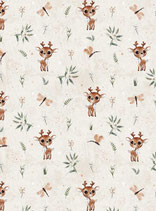 Pull à capuche petits cerfs
