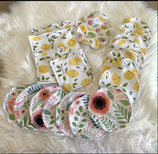 Lingettes lavables rondes taille 12 cm x 12 cm ~