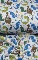 Sarouelopette dinosaures gris