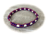 EM-KERAMIK ZECKENHALSBAND (Fuchsia/Acid Purple 45)