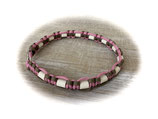 EM-KERAMIK ZECKENHALSBAND (Lavender Pink/Tan 45)