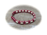 EM-KERAMIK ZECKENHALSBAND (Fuchsia/Rock my Heart 35)