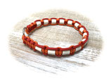 EM-KERAMIK ZECKENHALSBAND (International Orange/Imperial Red 35)