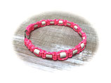 EM-KERAMIK ZECKENHALSBAND (Neon Pink & White Camo 40)