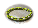 EM-KERAMIK ZECKENHALSBAND (Neon Yellow/Neon Yellow Diamonds 45)