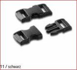 Klickschnalle 11/16 schwarz