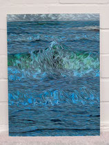 lunArtis Kunstdruck unter Acrylglas "Die Welle"
