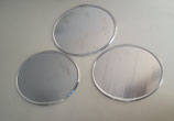 3x Nummerntafel Aluminium
