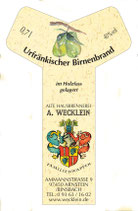 Urfränkische Birne (Holzfass)