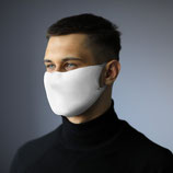 Masque de protection en tissu avec espace filtrant aux ions d'argent (neutre)