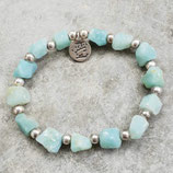 Armband van amazoniet en sterling zilver