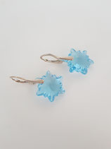 Sterling zilveren Edelweiss bloem oorbellen