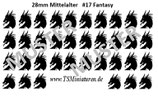 28mm Decals #17 Fantasy oder Mittelalter Ritter *NEW*