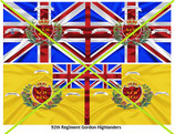 1:32 Flag Napoleon England Infanterie (92.th Inf. Regiment Gordon Highlanders)