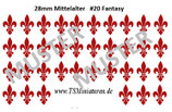 28mm Decals #20 Fantasy oder Mittelalter Ritter *NEW*