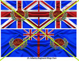 1:32 Flag Napoleon England Infanterie (25.th Kings Own)