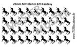 28mm Decals #23 Fantasy oder Mittelalter Ritter *NEW*
