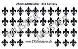 28mm Decals #14 Fantasy oder Mittelalter Ritter *NEW*