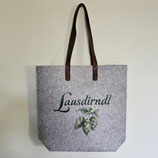 Premium Filztasche hellgrau Melange