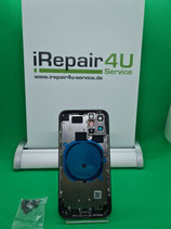 Backcover Rahmen für Apple iPhone 11 Pro Schwarz mit Kleinteile + Linse