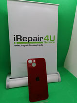 Backcover Akkudeckel Glas Apple iPhone 13 Rot Big Hole