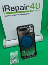 Backcover Rahmen für Apple iPhone 11 Schwarz mit Kleinteile + Linse