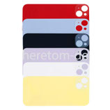 Backcover Akkudeckel Glas für Apple iPhone 14 Rot Big Hole
