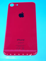 Backcover Akkudeckel Apple iPhone SE 2020 Rot mit Kleber Big Hole
