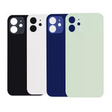 Backcover Akkudeckel Glas für Apple iPhone 12 Grün mit Kleber Big Hole